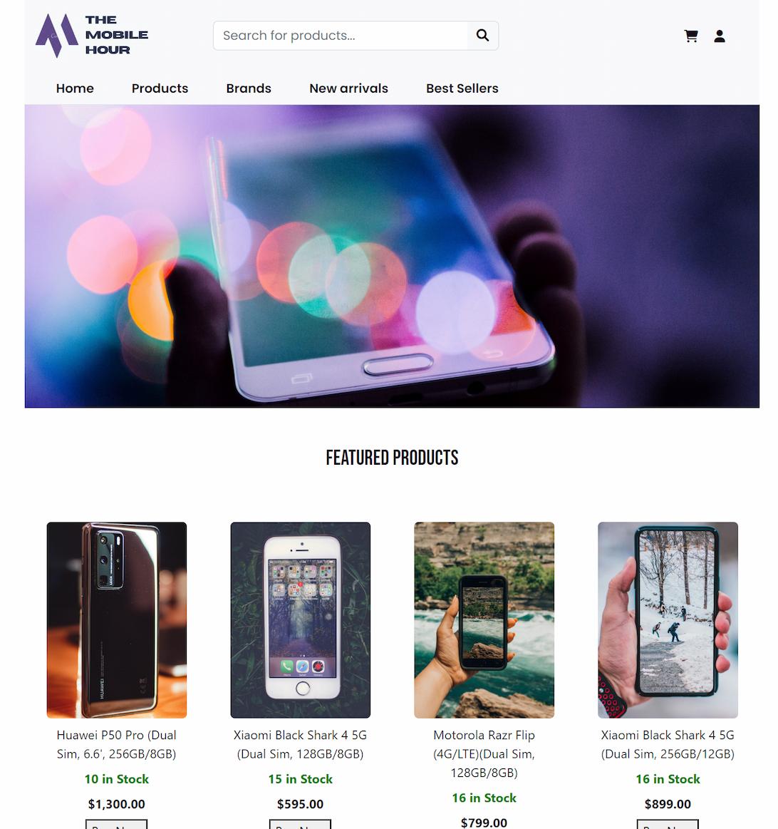 mobile project screenshot